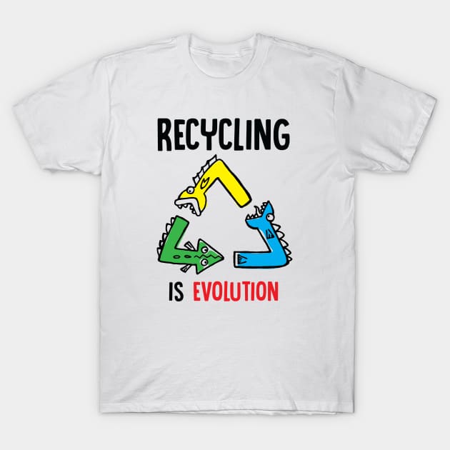 Evolution Monsters T-Shirt by Rizal Rog Art